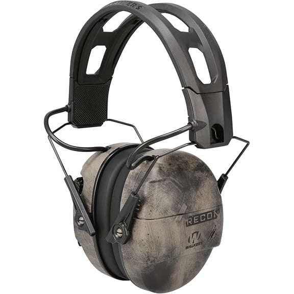 Walker's Recon Digital Muffs - Durable IPX4 Resistant Shooting Hearing Protection Electronic Muffs