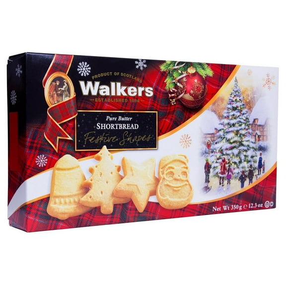 Walker's Festive Shapes Shortbread 12.3 oz