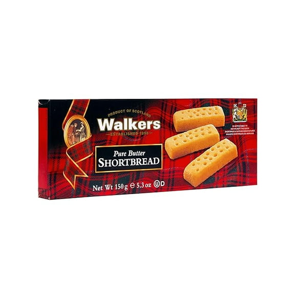 Walker's Shortbread Fingers Shortbread Cookies, All-Butter Shortbread Cookies, 5.3 Ounce Box