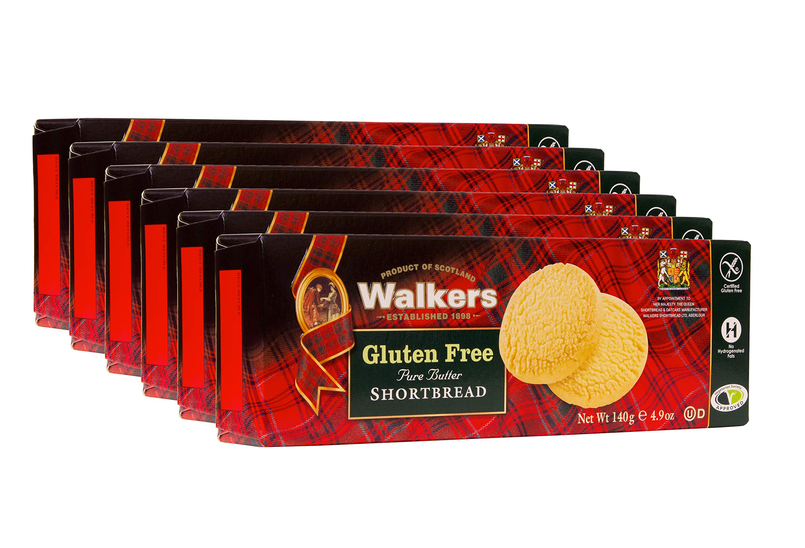 Walker's Shortbread Gluten Free Rounds, Pure Butter Shortbread Cookies