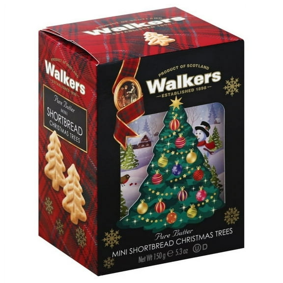 Walker's Christmas Trees Shortbread Mini 5.3 oz