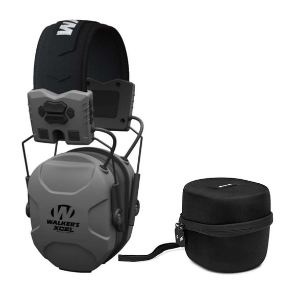 Walker's XCEL 500BT Digital Electronic Muff And Protective Case