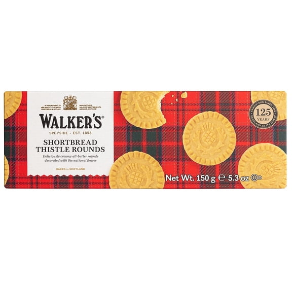 Walkers Classic Shortbread Rounds 5.3 oz (Pack of 12)