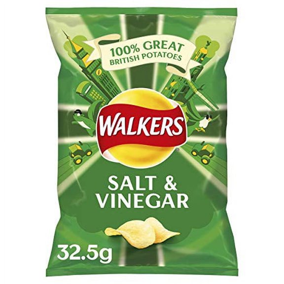 Walkers Crisps (32.5gx32) (Salt & Vinegar)