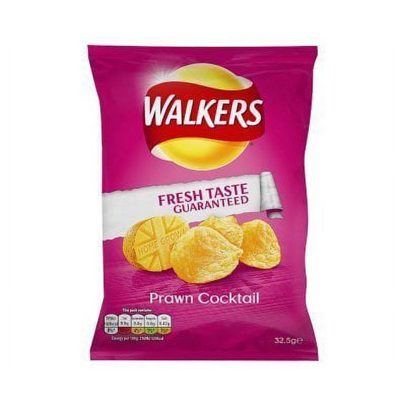 Walkers Crisps - Prawn Cocktail - 24 x 32.5g