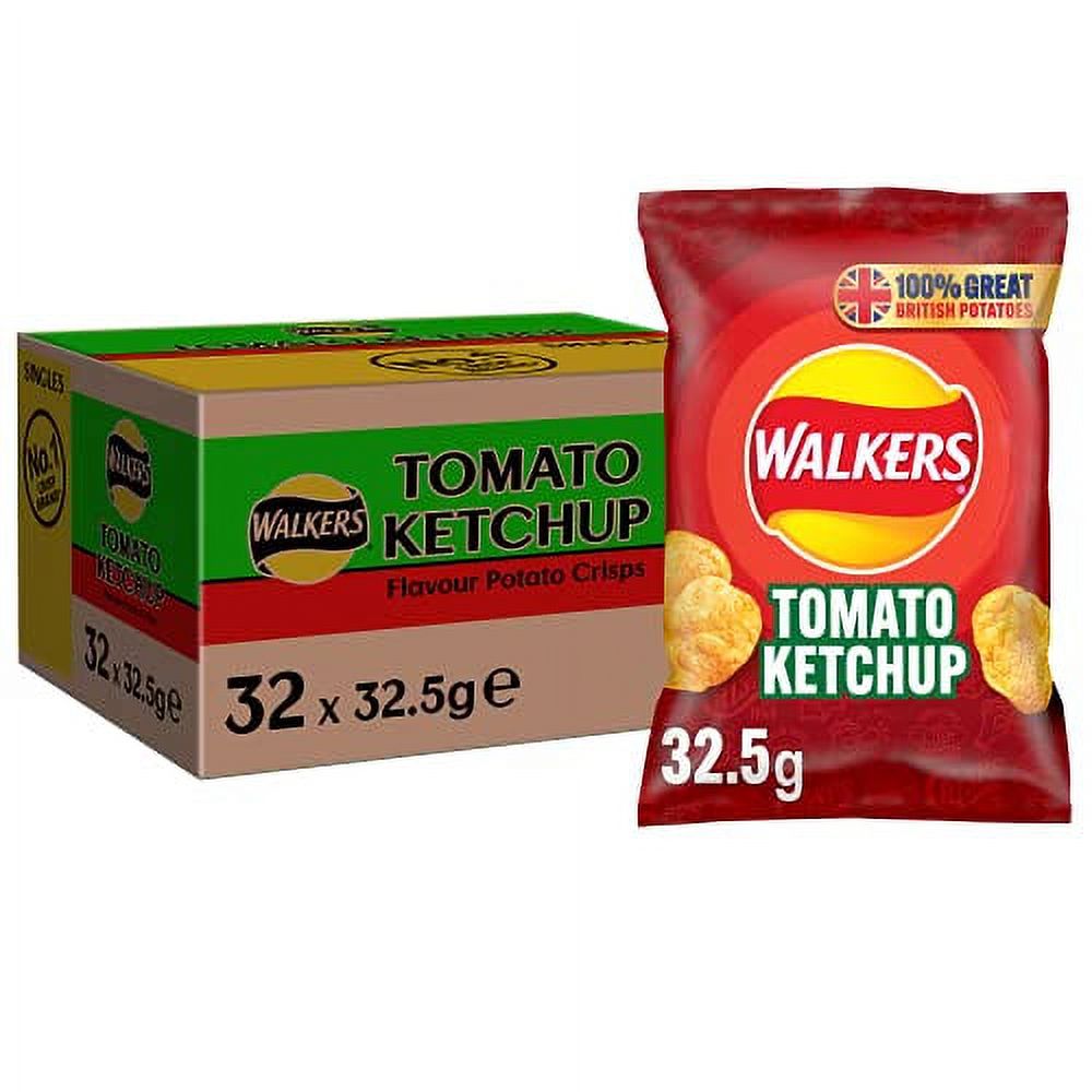 Walkers Crisps Tomato Ketchup x 32 1040g