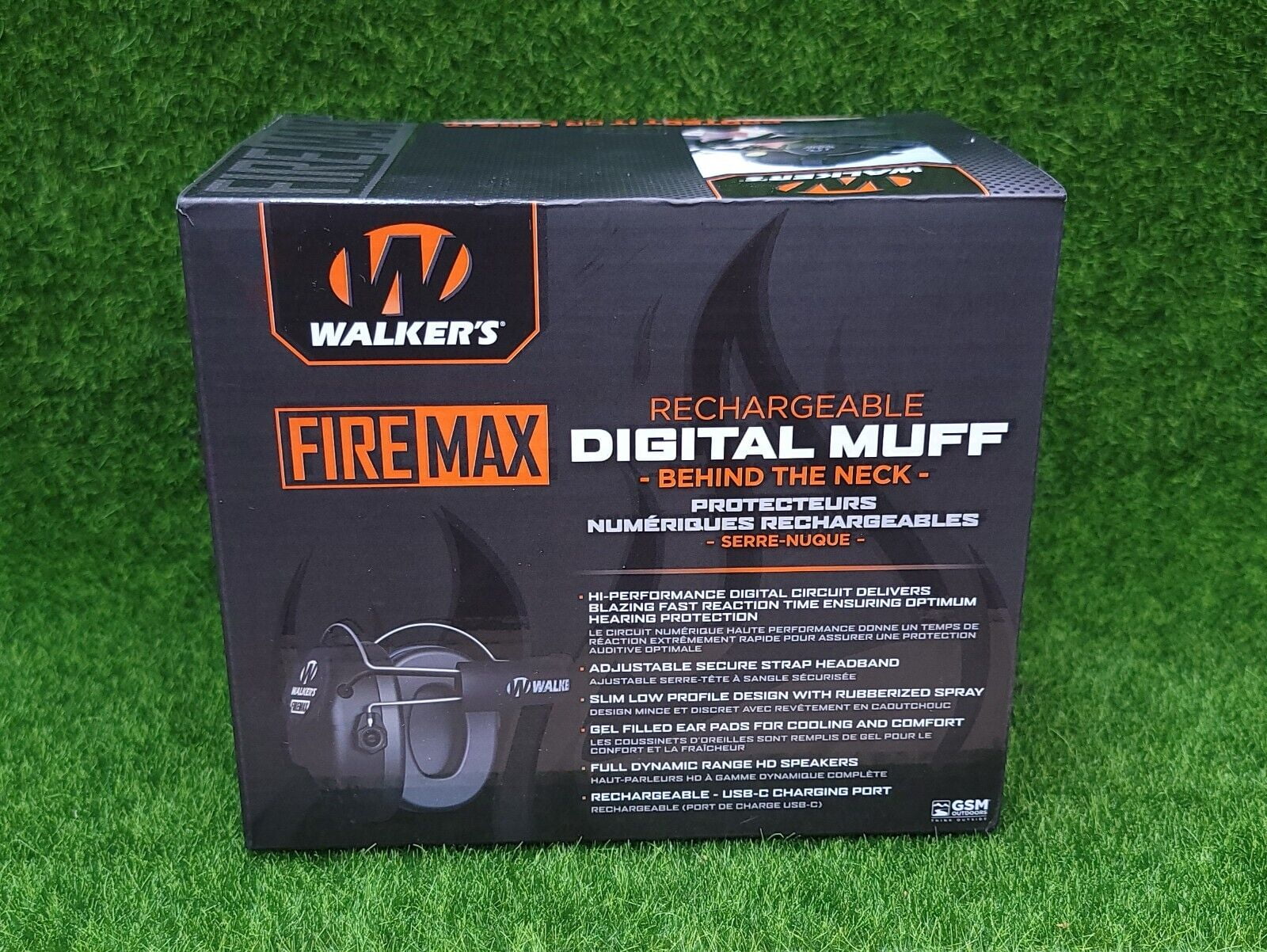 Walkers FireMax Behind the Neck Digital Muff