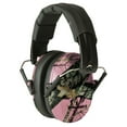 thumbnail image 1 of Walkers GWPFPM1PKMO Pro Low Profile Folding Muff Earmuff 22 dB Pink Mossy Oak, 1 of 3