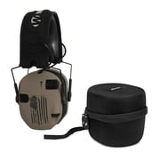 Walkers Game Ear Razor Muffs US Flag-FDE with Protective Case