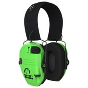 Walker's Razor Slim Low Profile Electronic Earmuffs (NRR 23dB) Hi-Viz Green