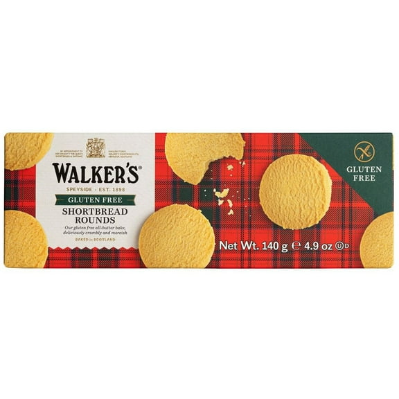 Walkers Gluten Free Shortbread 140g - Pack of 2