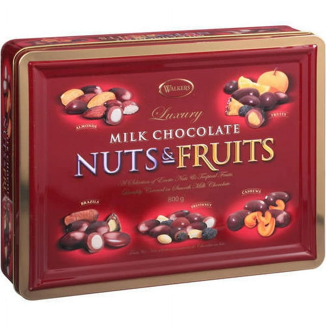 Walkers Luxury Nuts & Fruits Milk Chocolate Holiday Gift, 28.2 Oz.