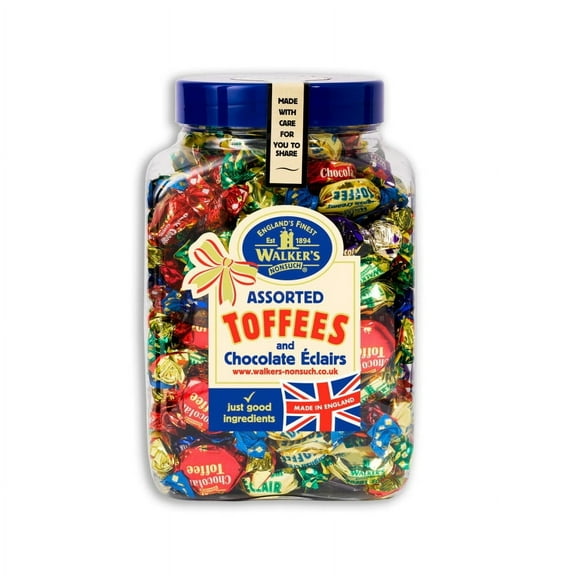 Walkers Nonsuch Assorted Toffees & Eclairs Jar 1.25kg