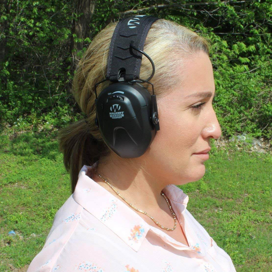 Walkers Razor Compact Women Youth Hearing Protection Shooting Earmuffs