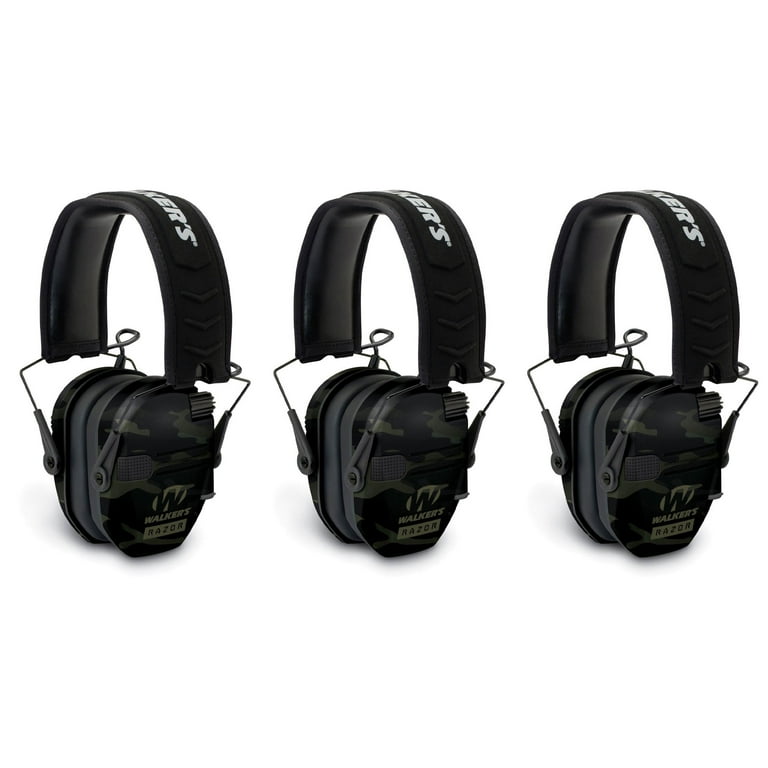 RAZOR パーカー Walkers Razor Slim Electronic Ear Muffs with NRR 23 dB, (3