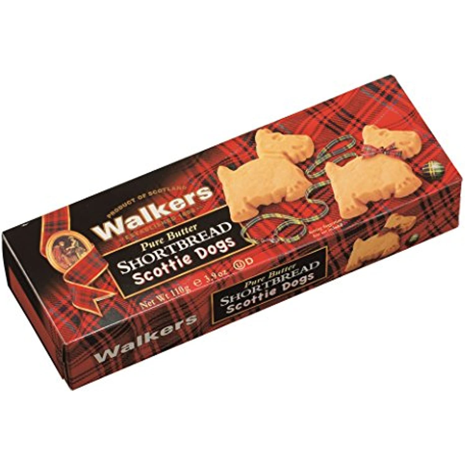 Walkers Scottie Dog Shortbread 3.9 Oz