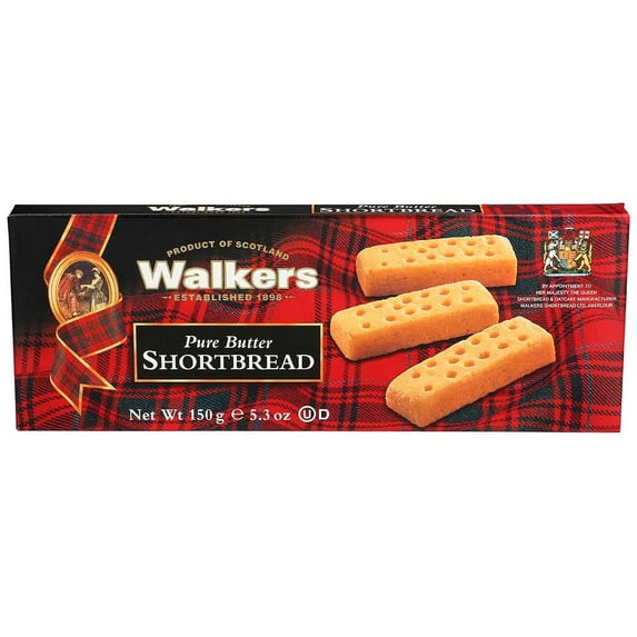 Walkers Shortbread Finger Cookies, 5.3 Ounce Baked -- 12 per case.