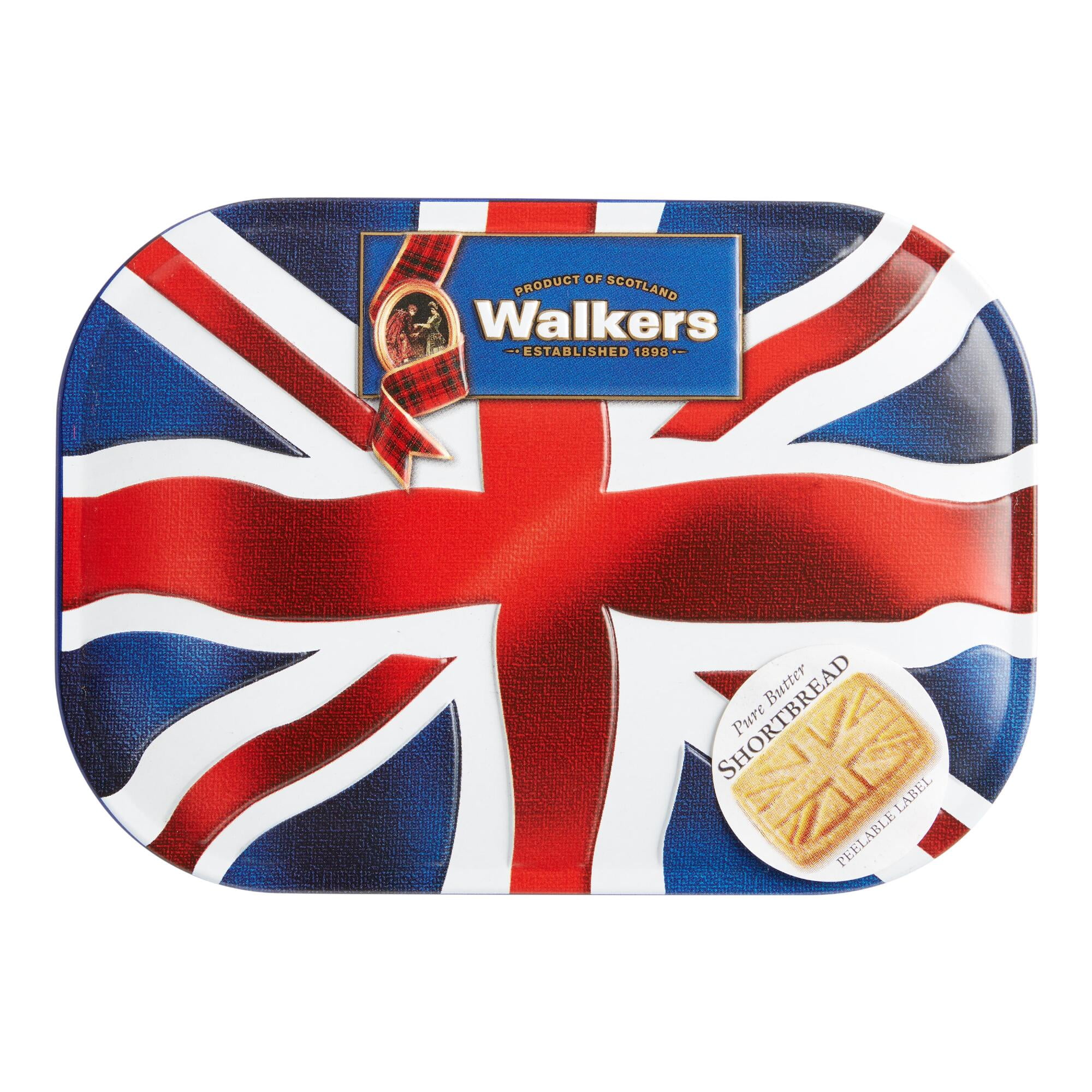 Walkers Shortbread Union Jack Cookie Tin (Pack of 1)