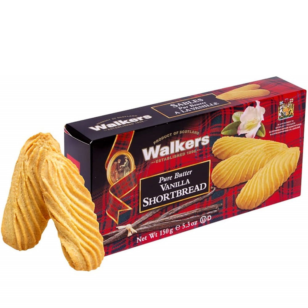 Walkers Shortbread Vanilla Shortbread, Traditional Pure Butter Vanilla