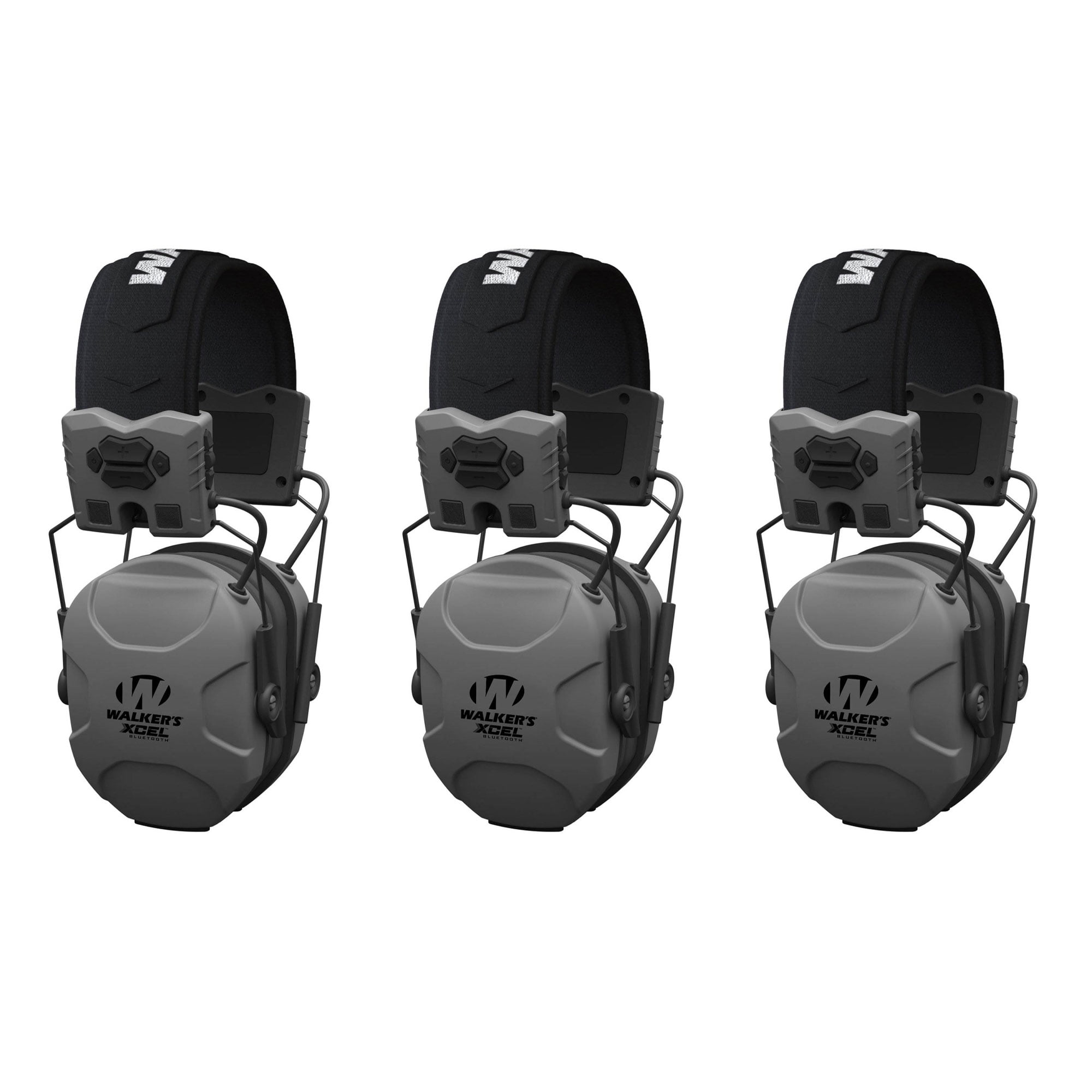 Walkers XCEL Electronic Active Shooting Earmuffs (3 Pack