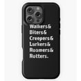 thumbnail image 1 of Walkers and Biters and Creepers and Lurkers and Roamers and Rotters product GA6987 Phone Case for iPhone 11 to 17 Pro Max, 1 of 2