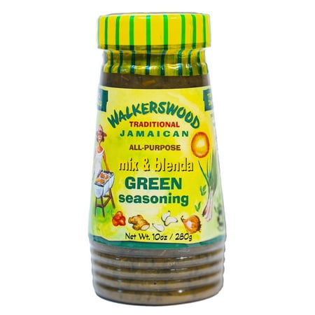 Walkerswood Traditional Jamaican All CI30 Purpose Mix and Blenda Green Seasoning, 10 oz