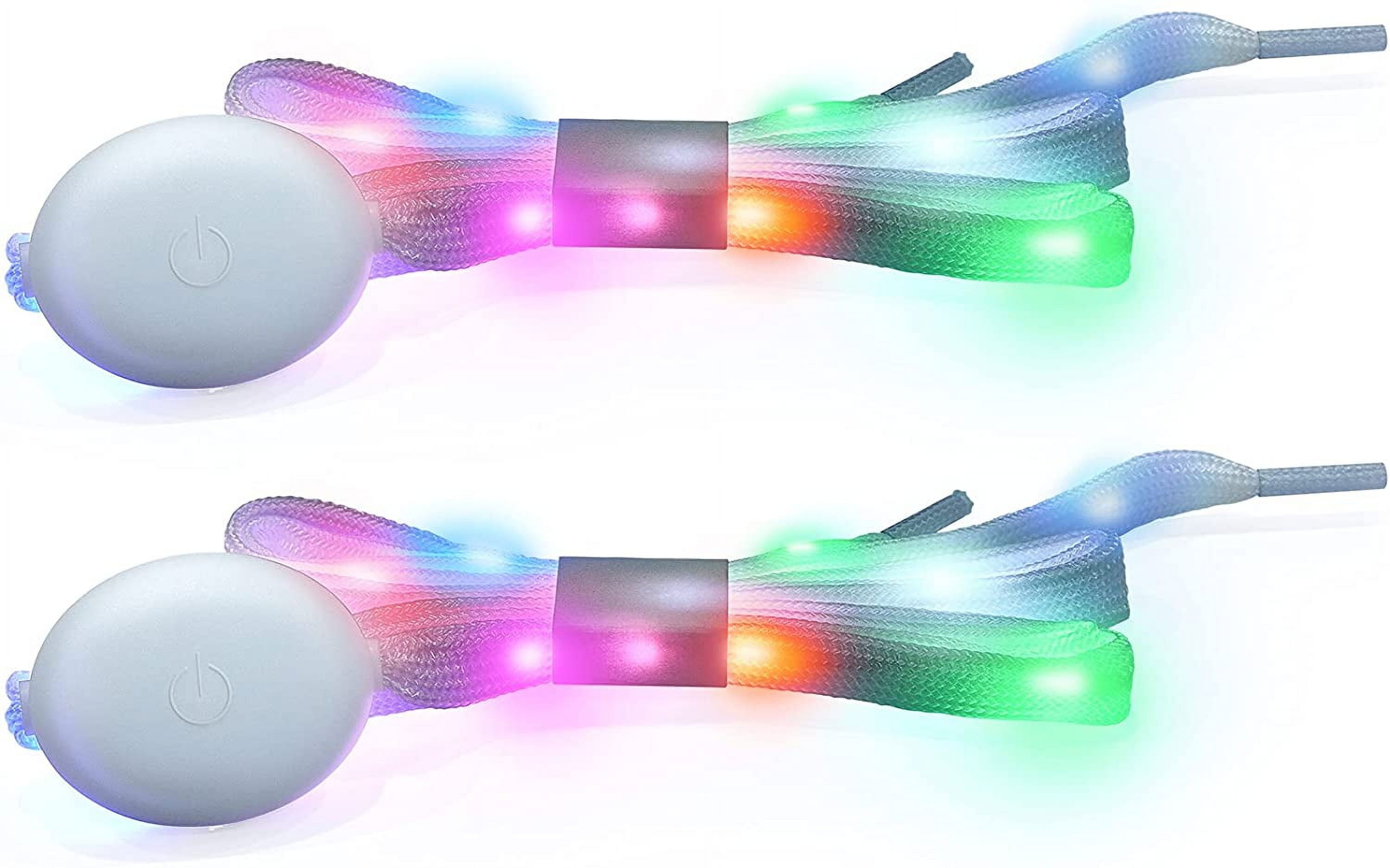 Walkfairy LED Light Up Shoe Laces Nylon LED Shoelaces with Flashing ...