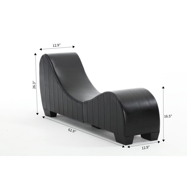 Walkfairy Yoga Chaise Lounge for Stretching & Relaxation Modern Faux