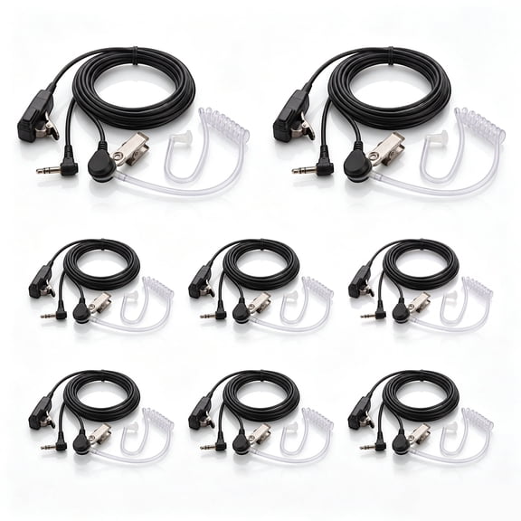 Walkie Talkie Headset with Mic, In-Ear Security Earpiece Compatible with T5428/T5628/T5720/T6200C/5728