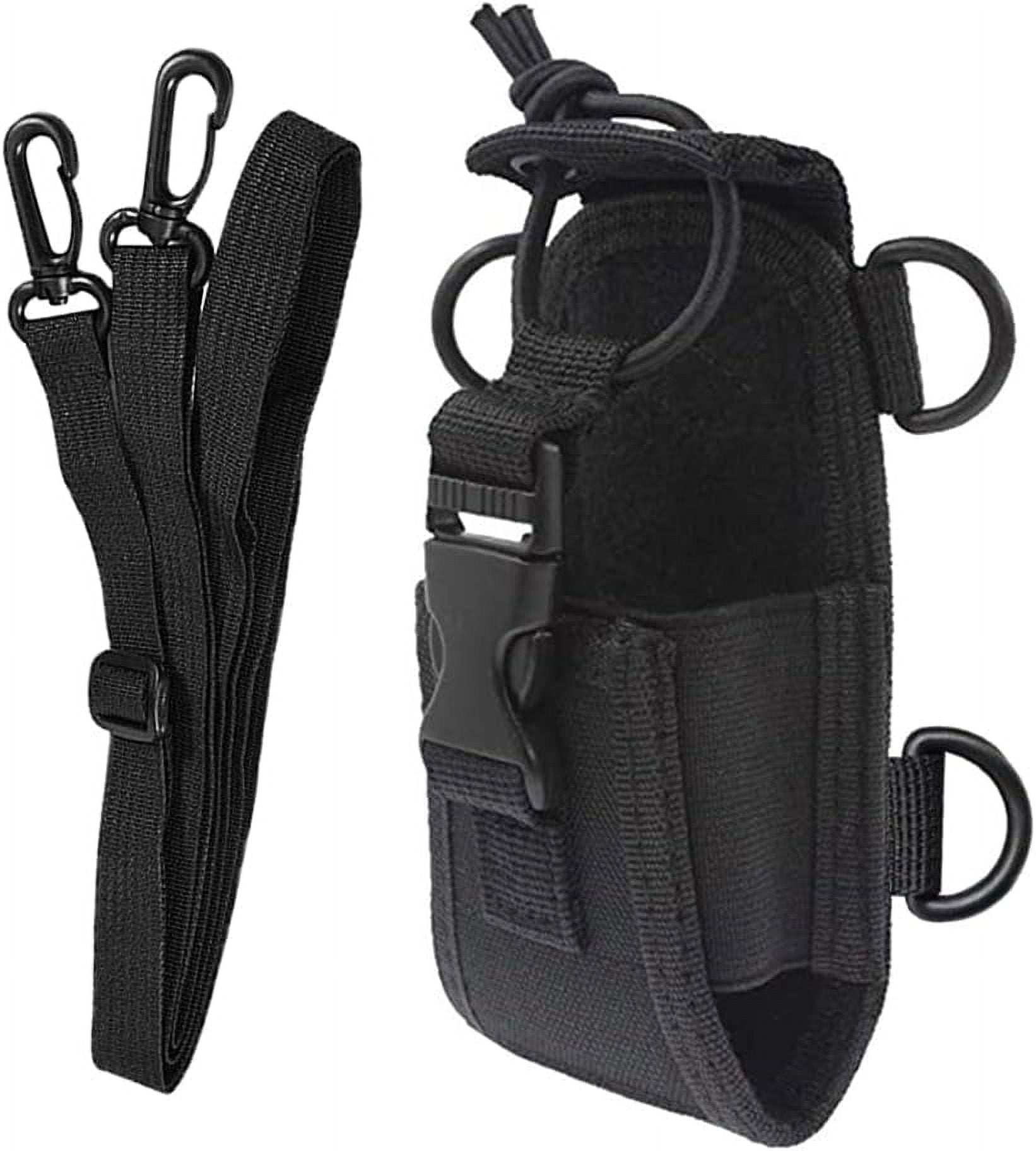 Walkie Talkie Holder Two Way Radio Case Universal MSC-20C Radio Holster Nylon Radio Pouch for GPS Kenwood Yaesu Icom Motorola Baofeng UV5R UV82 TYT UV5RA HYT 888S Retevis H777 Two Way Radio