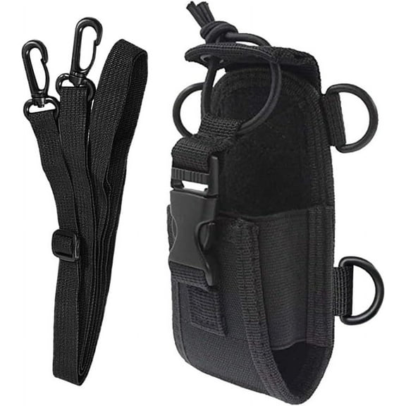 Walkie Talkie Holder Two Way Radio Case Universal MSC-20C Radio Holster Nylon Radio Pouch for GPS Kenwood Yaesu Icom Motorola Baofeng UV5R UV82 TYT UV5RA HYT 888S Retevis H777 Two Way Radio