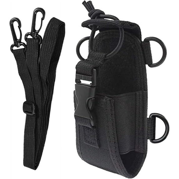 Walkie Talkie Holder Two Way Radio Case Universal MSC-20C Radio Holster Nylon Radio Pouch for GPS Kenwood Yaesu Icom Motorola Baofeng UV5R UV82 TYT UV5RA HYT 888S Retevis H777 Two Way Radio