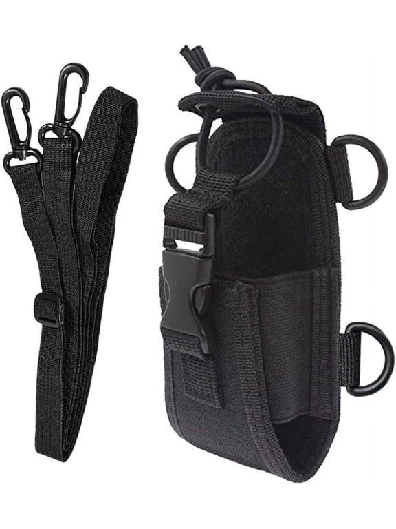 Walkie Talkie Holder Two Way Radio Case Universal MSC-20C Radio Holster Nylon Radio Pouch for GPS Kenwood Yaesu Icom Motorola Baofeng UV5R UV82 TYT UV5RA HYT 888S Retevis H777 Two Way Radio