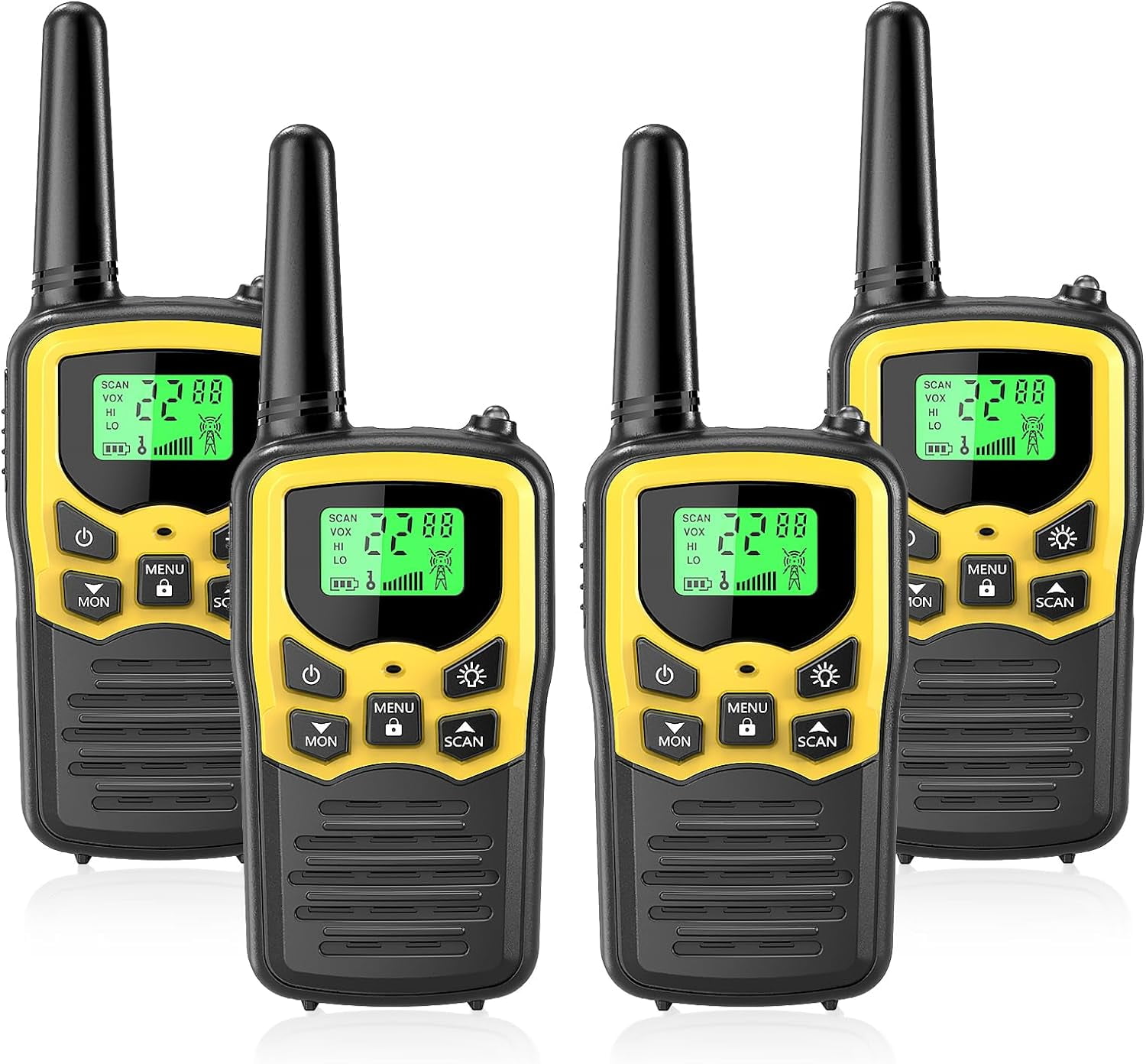 Walkie Talkies with 22 FRS Channels, MOICO Walkie Talkies for Adults