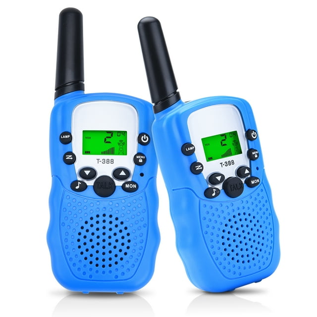 SUNLIKE Kids Walkie Talkies: 3 Miles Range, 22 Channels, Flashlight ...