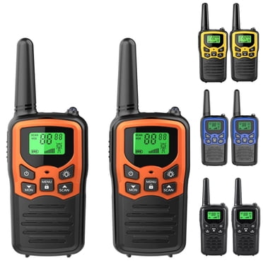 2 Pack Walkie Talkies for Adults, 22 FRS Channels with Vox, LED ...