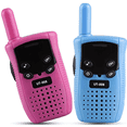 thumbnail image 1 of Walkie Talkies for Kid, 3 Way Radio, 1 KM Long Range Toy for Boy Girl 3-15 Years Old-2 Pack, 1 of 7