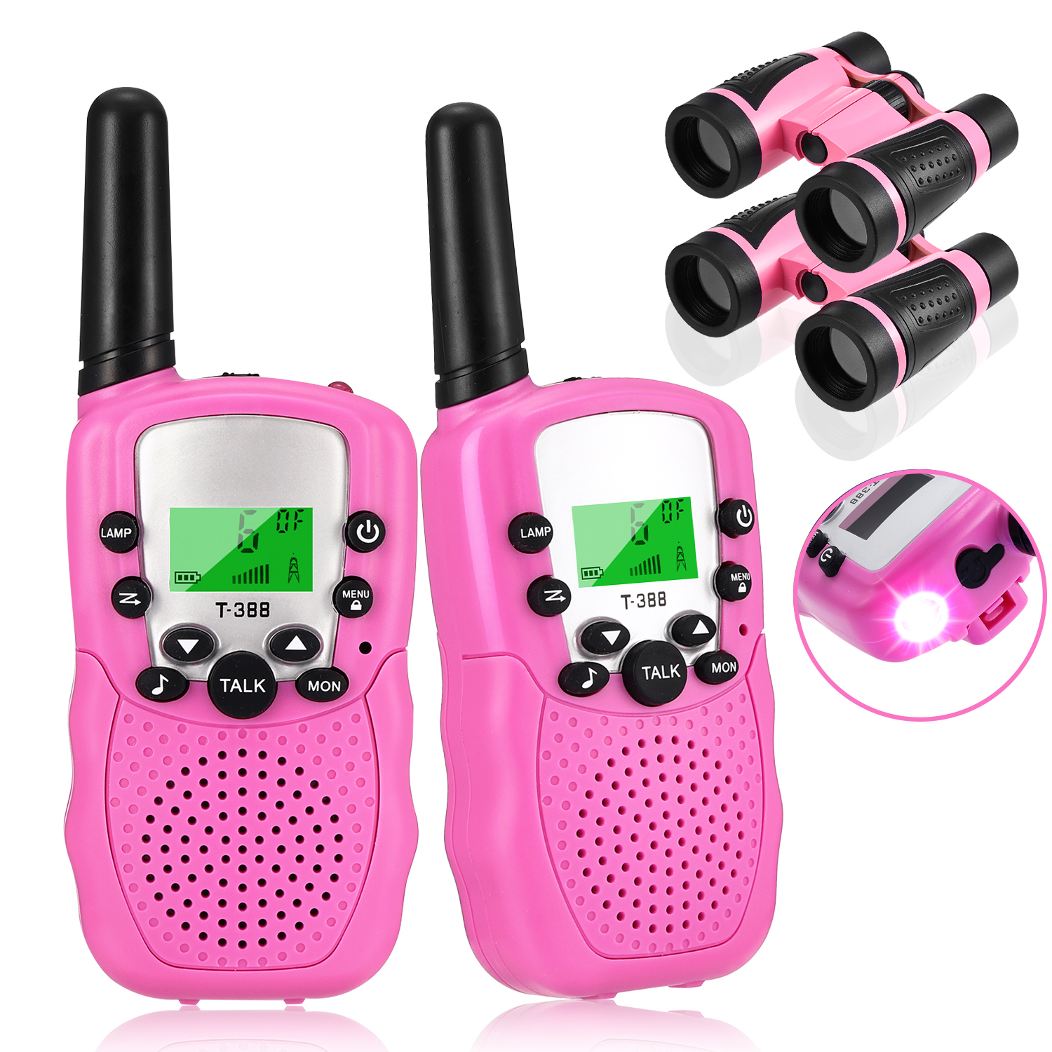 Aria Walkie Talkies, Toys for Indoor Outdoor Games Gift Kids Toys for 3 4 5 6 7 8 912 Year Old