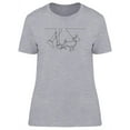 thumbnail image 1 of Walking A Dog T-Shirt Women -Image by Shutterstock, Female Small, 1 of 2