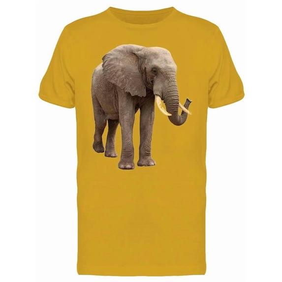 Walking, African Elephant T-Shirt Men -Image by Shutterstock, Male Small