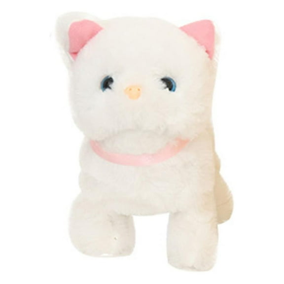 Walking And Meowing Simulation Cat Toy For Kids Plush Electric Kitten For Role Play