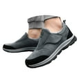 thumbnail image 1 of Walking Boots Womens Mens Comfort Athletic Fleece Lined Warm Slip on Winter Snow Work Ankle Booties, 1 of 7