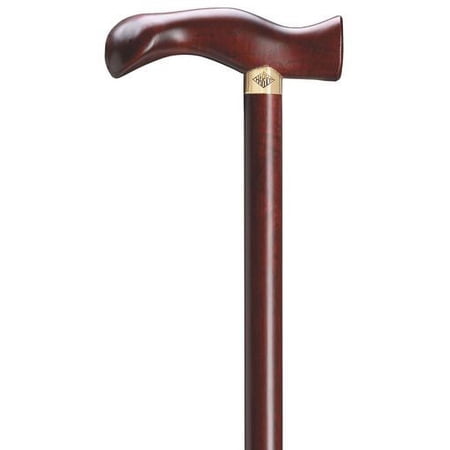 Walking Cane Ergonomic Handle Extra Wide Dynamic Cane Burgundy Maple