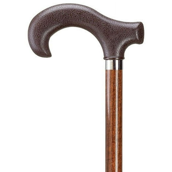 Walking Cane Men Derby Hook Shape Cane Walnut Ash Shaft