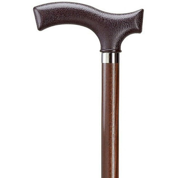 Walking Cane Men Fritz Cane Walnut Ash Shaft Nylon Handle