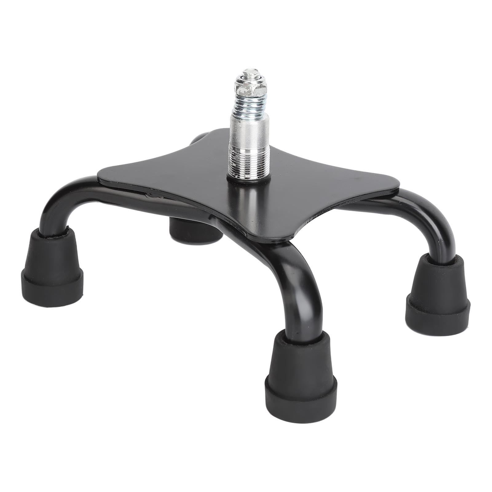 Walking Cane Quad Foot, Stainless Steel High Stability Quad Walking