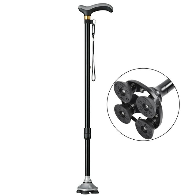 Walking Cane Women and Men, 10 Levels Adjustable Height, Lightweight