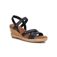 thumbnail image 1 of Walking Cradles Wc Alba Women Wedge Sandal In Black Soft Atanado Leather, 1 of 5