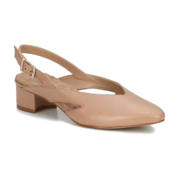 Walking Cradles Wc Harlan Women Sling-back Pump In Nude Mestico Leather