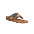 thumbnail image 1 of Walking Cradles Wc Nella Ii Women Flip-flop Sandals In Green Multi Floral Fabric, 1 of 1